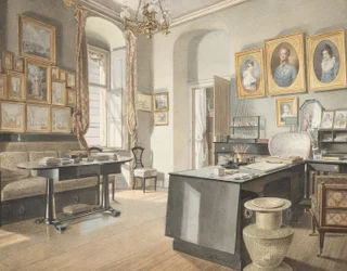 A Study Interior at St. Polten